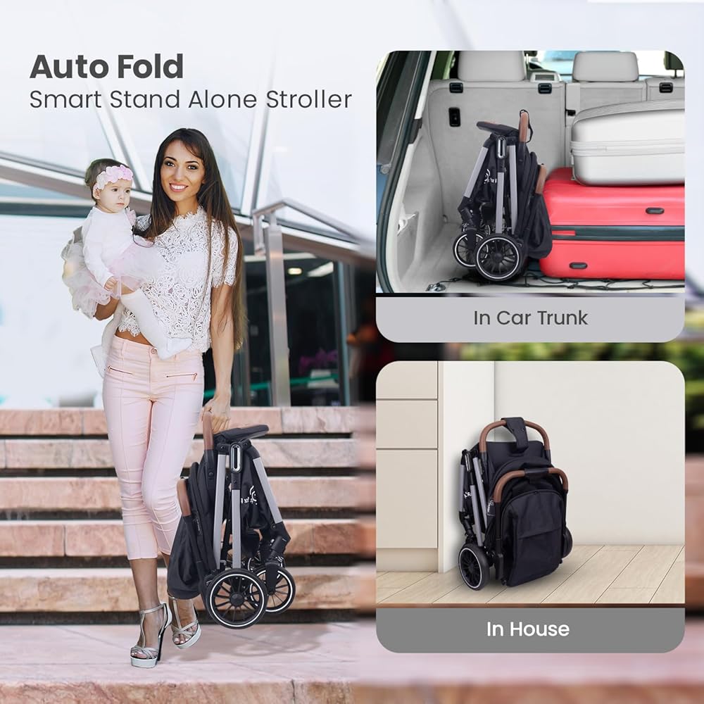 Premium Baby Stroller – Stylish, Foldable & Ultra-Comfortable for Your Little One! 🚼 My Store