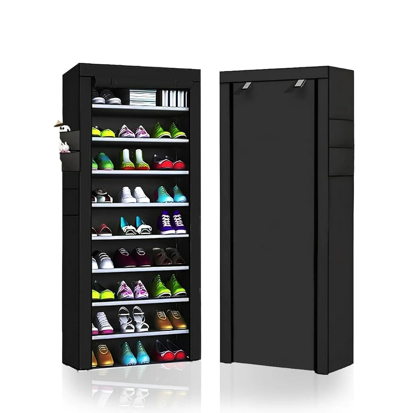 Ultimate 10-Tier Shoe Rack – Stylish, Space-Saving & Dustproof! 🔥 My Store