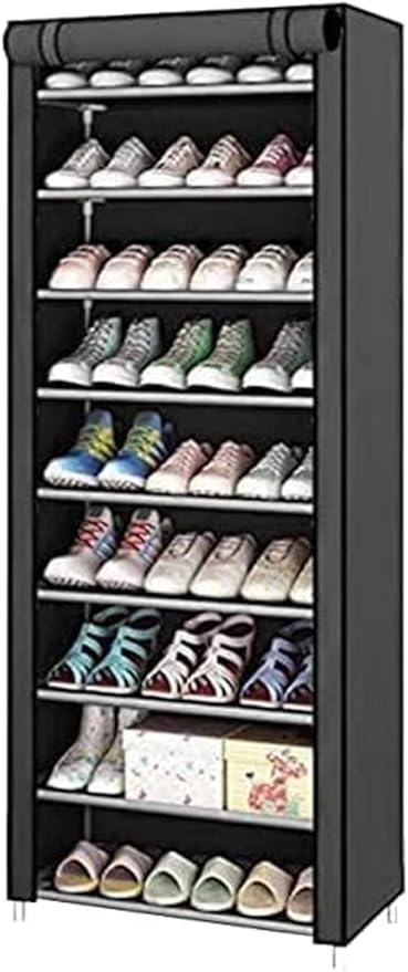 Ultimate 10-Tier Shoe Rack – Stylish, Space-Saving & Dustproof! 🔥 My Store