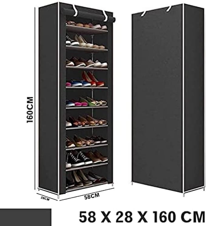 Ultimate 10-Tier Shoe Rack – Stylish, Space-Saving & Dustproof! 🔥 My Store