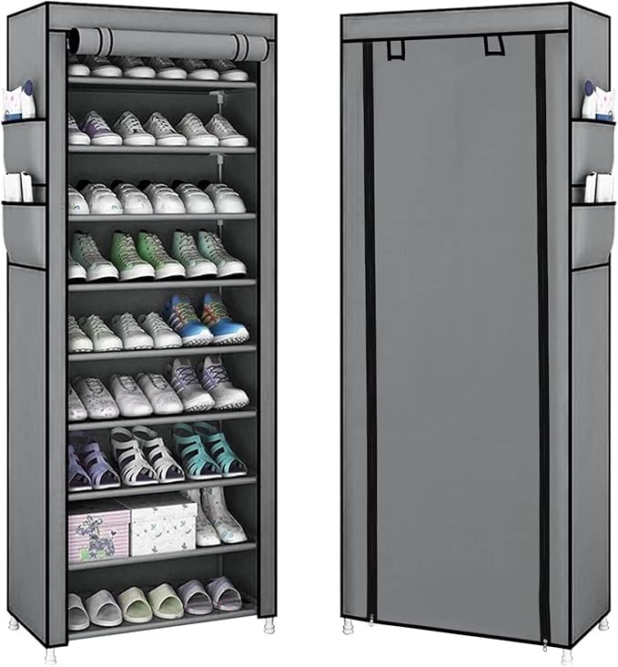 Ultimate 10-Tier Shoe Rack – Stylish, Space-Saving & Dustproof! 🔥 My Store