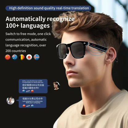 🎧 Smart Bluetooth Audio Sunglasses – Music, Calls & Style in One! 😎✨ My Store