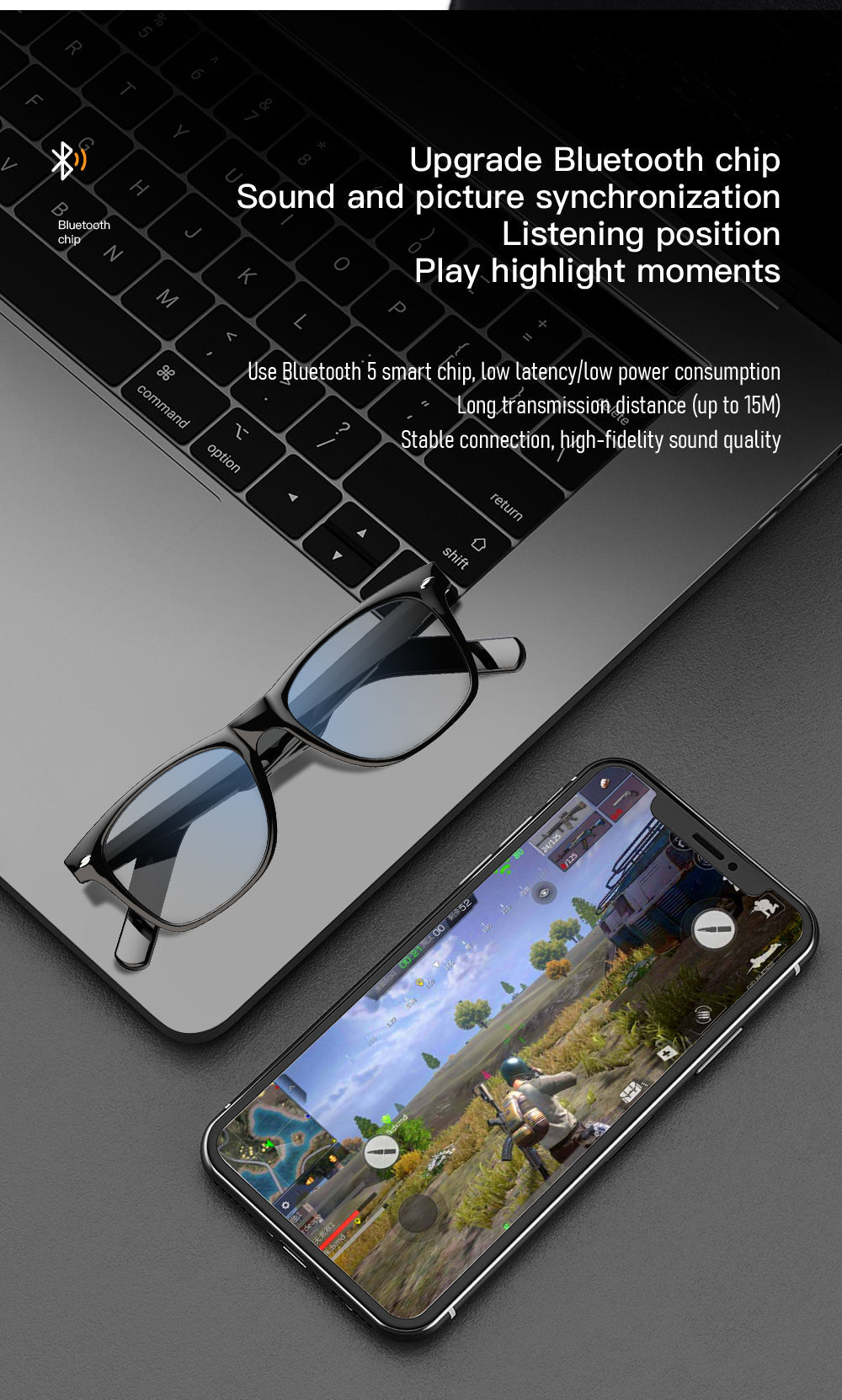 🎧 Smart Bluetooth Audio Sunglasses – Music, Calls & Style in One! 😎✨ My Store