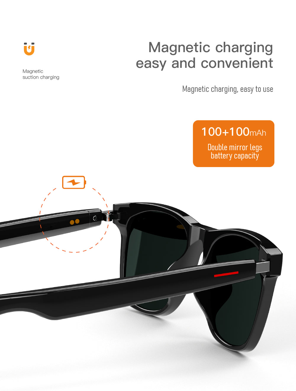 🎧 Smart Bluetooth Audio Sunglasses – Music, Calls & Style in One! 😎✨ My Store