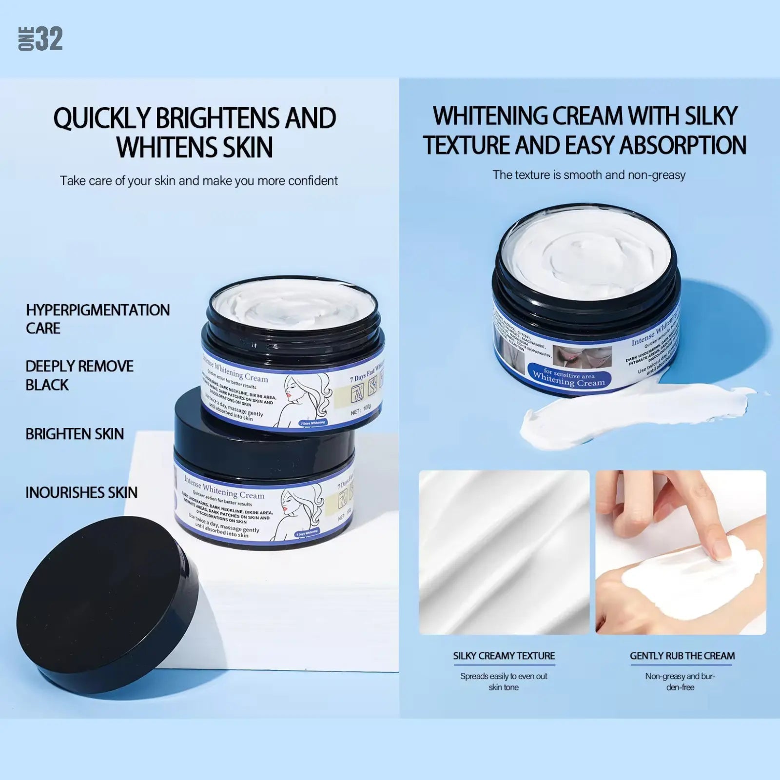 ONE32 - Intense Whitening Cream - ONE32