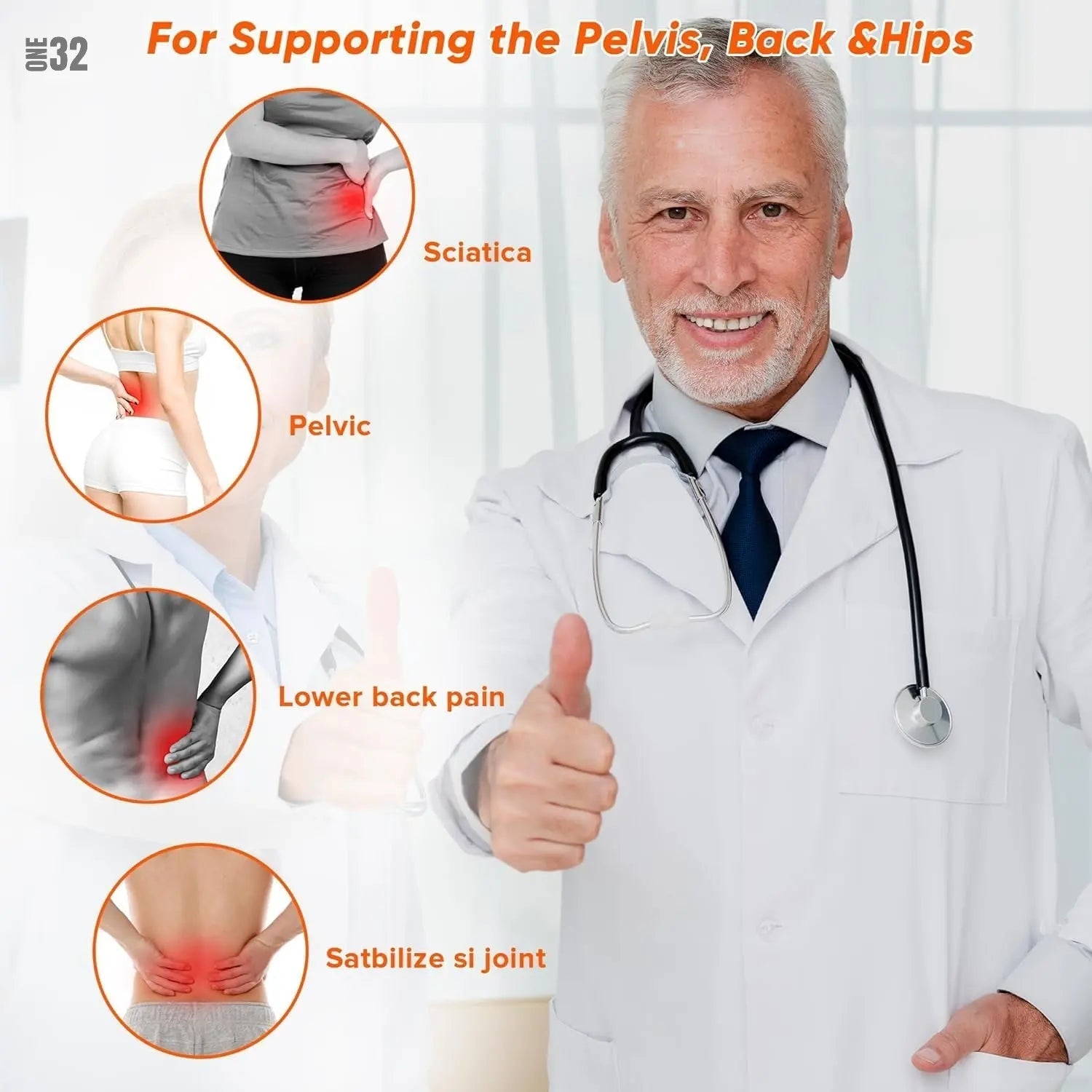 ONE32 - Sciatic Pain Relief Belt - ONE32